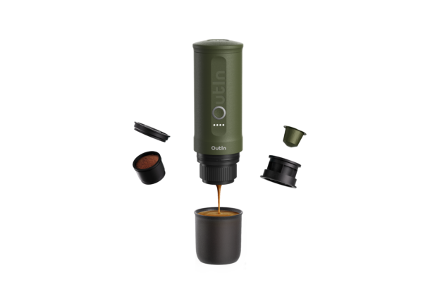 OutIn Nano 無線便攜 Espresso 咖啡機(珍珠白/軍綠色/藍綠色/太空灰) 2 OutIn Nano 無線便攜 Espresso 咖啡機(珍珠白/軍綠色/藍綠色/太空灰) - Image 2