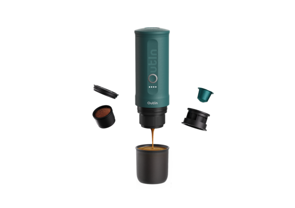 OutIn Nano 無線便攜 Espresso 咖啡機(珍珠白/軍綠色/藍綠色/太空灰) 3 OutIn Nano 無線便攜 Espresso 咖啡機(珍珠白/軍綠色/藍綠色/太空灰) - Image 3