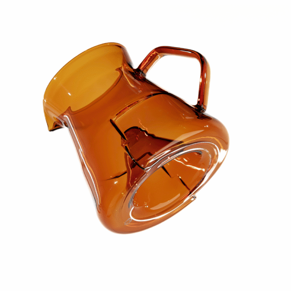 ICOSA Cyclone 聞香玻璃壺|琥珀色 330mL / 550mL 2 ICOSA Cyclone 聞香玻璃壺|琥珀色 330mL / 550mL - Image 2
