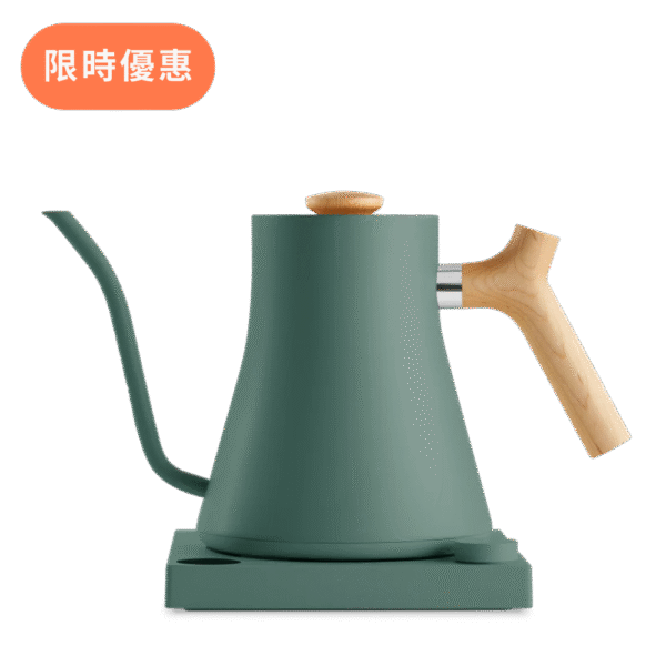 【限時優惠】FELLOW STAGG EKG 電子溫控手沖壺|煙霧綠 + 楓木手柄|900mL 1 【限時優惠】FELLOW STAGG EKG 電子溫控手沖壺|煙霧綠 + 楓木手柄|900mL