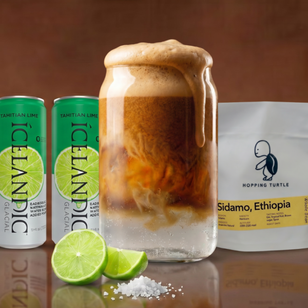 【G&T Espresso Bomb 套裝】氈酒風味咖啡豆 + ICELANDIC 塔希提青檸檬氣泡水(限量附送子彈杯) 5 【G&T Espresso Bomb 套裝】氈酒風味咖啡豆 + ICELANDIC 塔希提青檸檬氣泡水(限量附送子彈杯) - Image 5